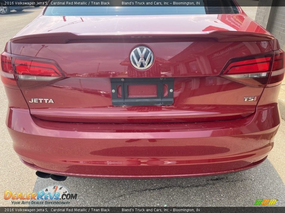 2016 Volkswagen Jetta S Cardinal Red Metallic / Titan Black Photo #36