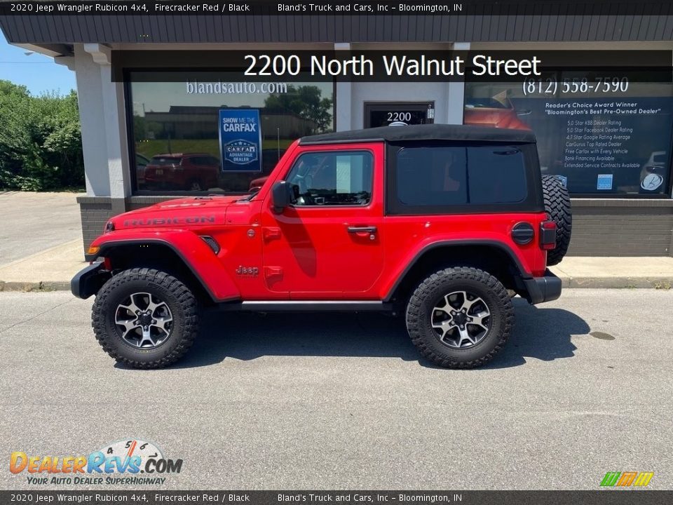 2020 Jeep Wrangler Rubicon 4x4 Firecracker Red / Black Photo #1