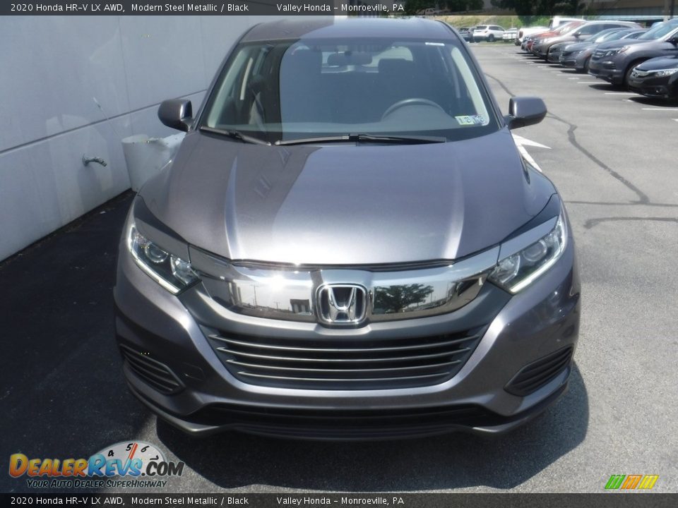 2020 Honda HR-V LX AWD Modern Steel Metallic / Black Photo #3