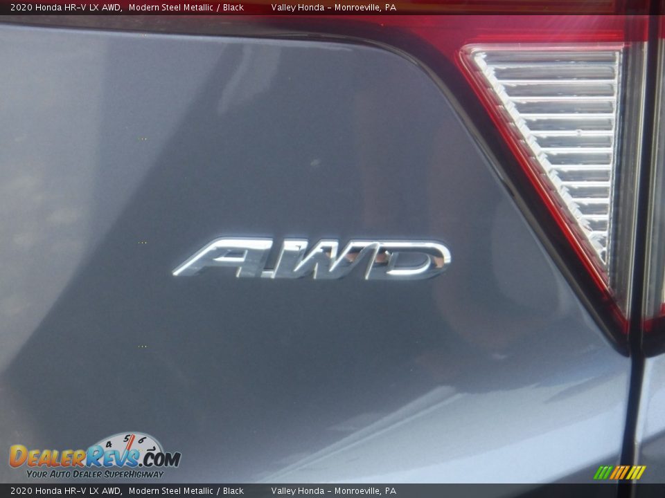 2020 Honda HR-V LX AWD Modern Steel Metallic / Black Photo #5