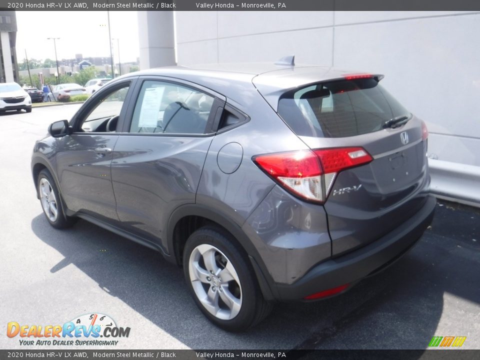 2020 Honda HR-V LX AWD Modern Steel Metallic / Black Photo #7