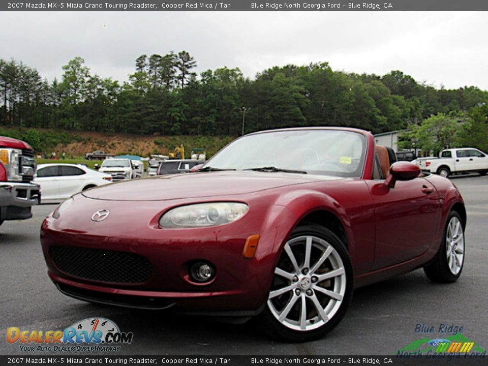 2007 Mazda MX-5 Miata Grand Touring Roadster Copper Red Mica / Tan Photo #1