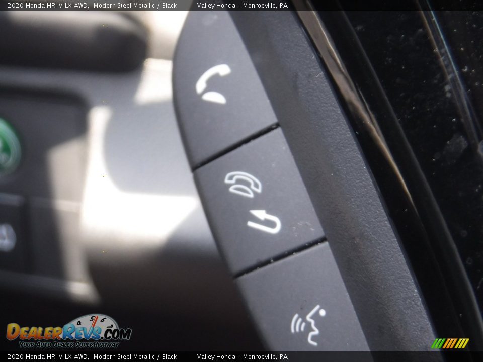 2020 Honda HR-V LX AWD Modern Steel Metallic / Black Photo #13