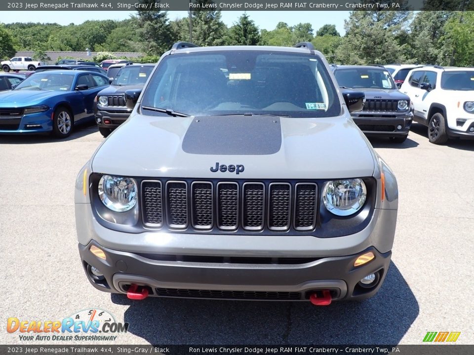 2023 Jeep Renegade Trailhawk 4x4 Sting-Gray / Black Photo #2