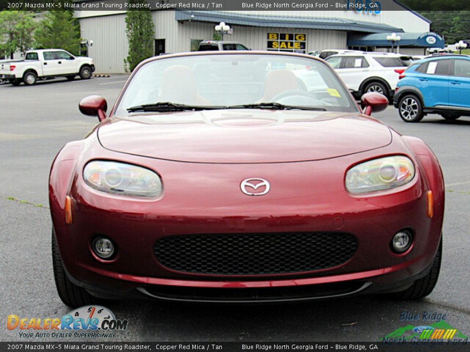 2007 Mazda MX-5 Miata Grand Touring Roadster Copper Red Mica / Tan Photo #8