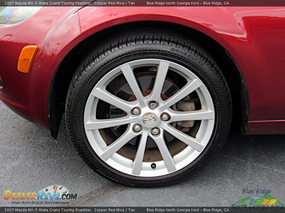2007 Mazda MX-5 Miata Grand Touring Roadster Copper Red Mica / Tan Photo #9
