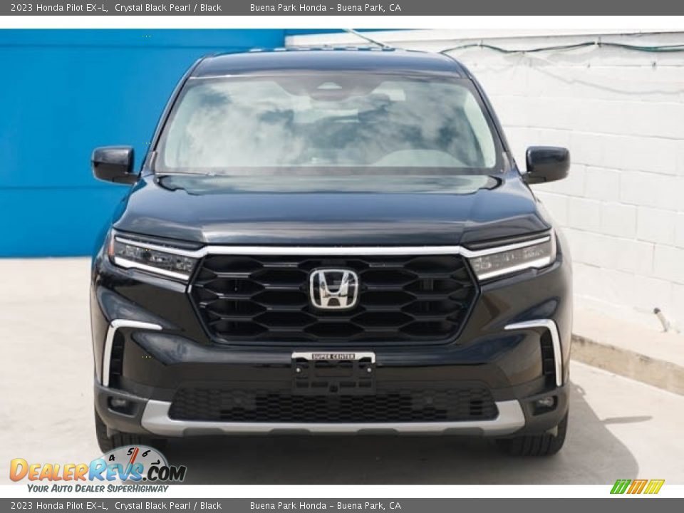 2023 Honda Pilot EX-L Crystal Black Pearl / Black Photo #3