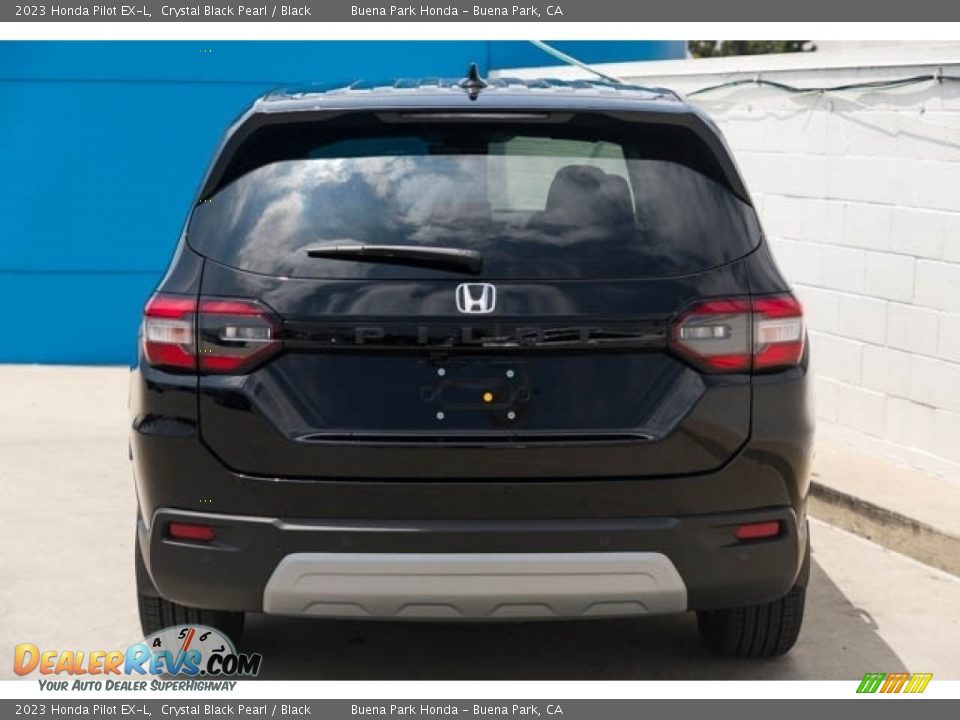 2023 Honda Pilot EX-L Crystal Black Pearl / Black Photo #5