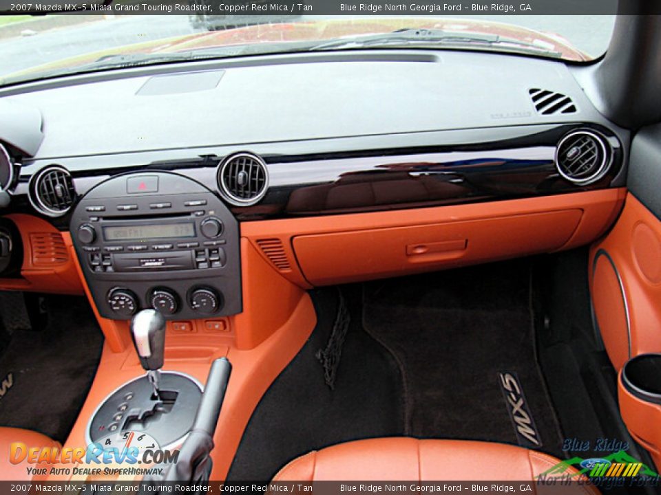 2007 Mazda MX-5 Miata Grand Touring Roadster Copper Red Mica / Tan Photo #16