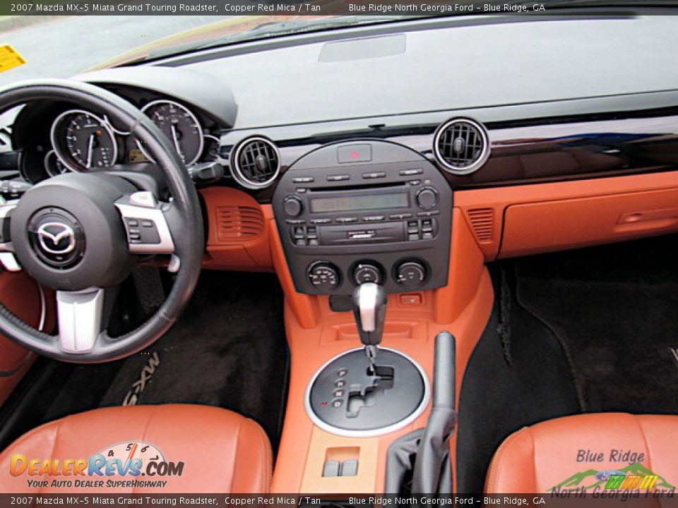 2007 Mazda MX-5 Miata Grand Touring Roadster Copper Red Mica / Tan Photo #17