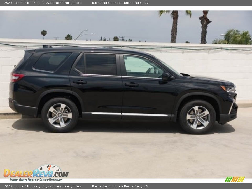 Crystal Black Pearl 2023 Honda Pilot EX-L Photo #8