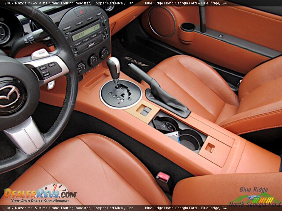 2007 Mazda MX-5 Miata Grand Touring Roadster Copper Red Mica / Tan Photo #21