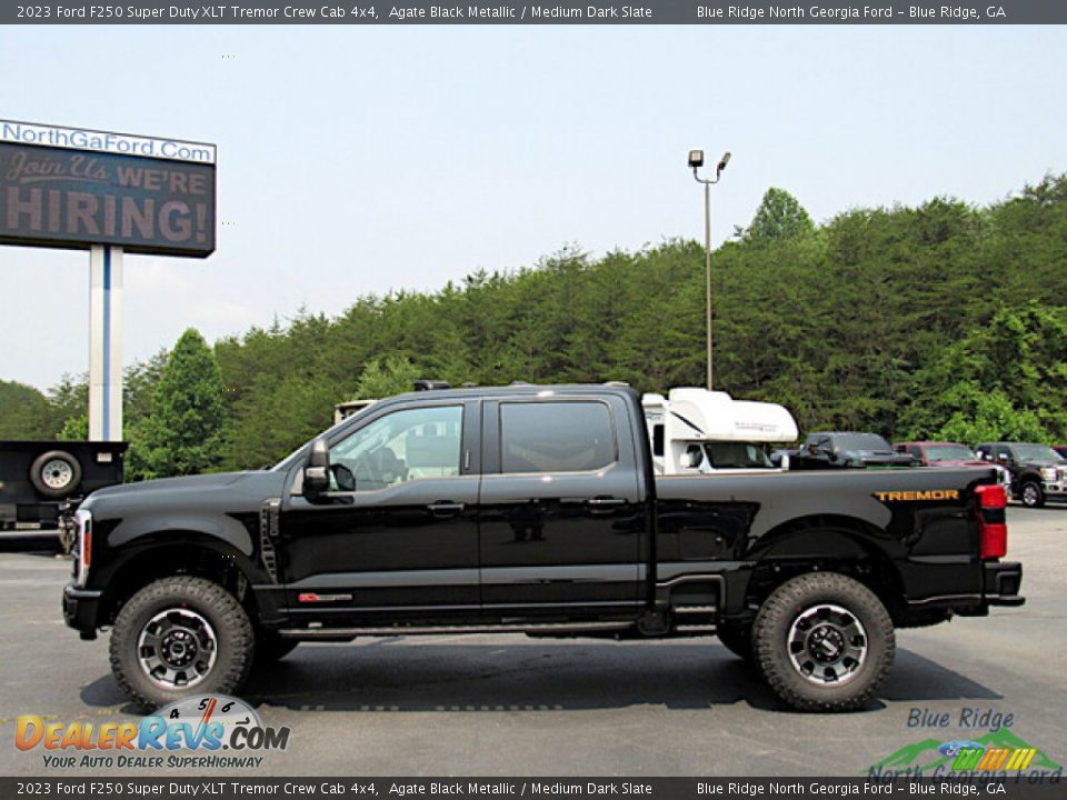 Agate Black Metallic 2023 Ford F250 Super Duty XLT Tremor Crew Cab 4x4 Photo #2