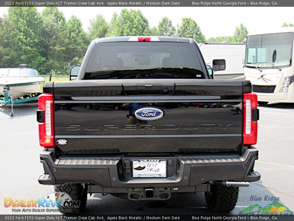 2023 Ford F250 Super Duty XLT Tremor Crew Cab 4x4 Agate Black Metallic / Medium Dark Slate Photo #4