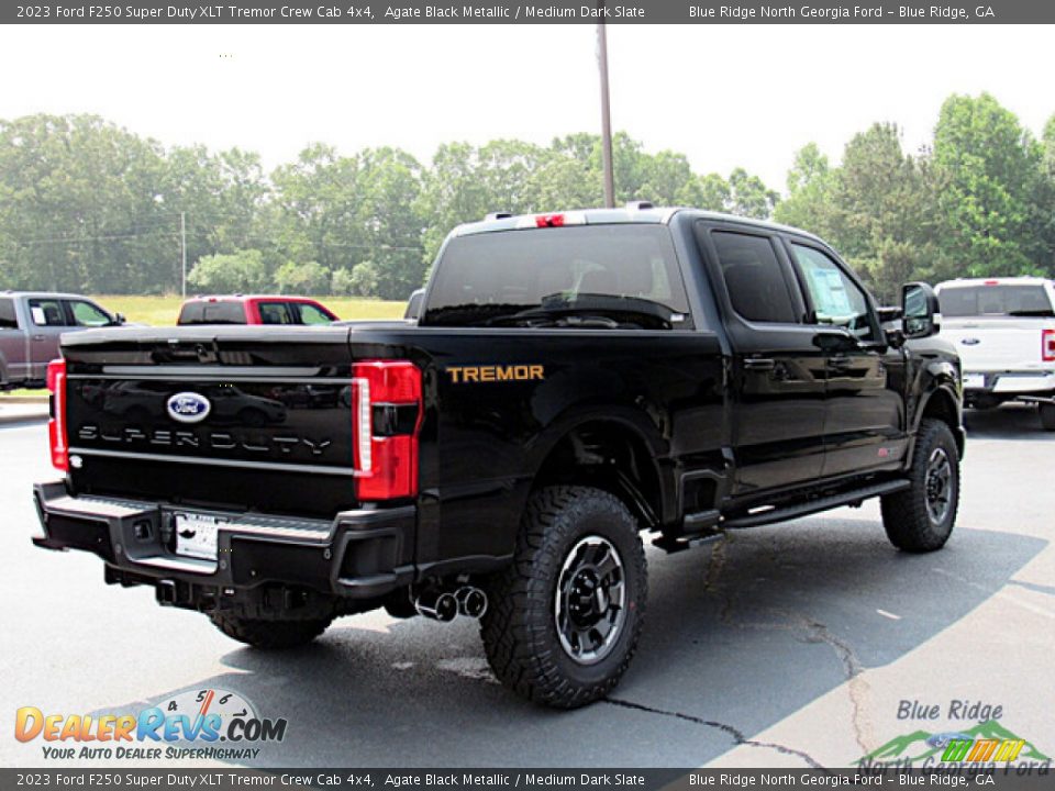 2023 Ford F250 Super Duty XLT Tremor Crew Cab 4x4 Agate Black Metallic / Medium Dark Slate Photo #5