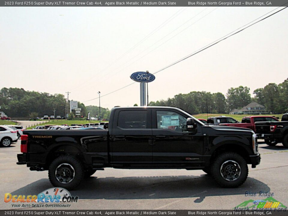 2023 Ford F250 Super Duty XLT Tremor Crew Cab 4x4 Agate Black Metallic / Medium Dark Slate Photo #6