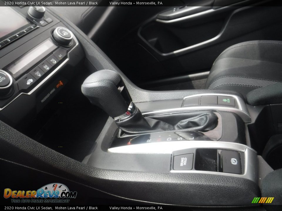 2020 Honda Civic LX Sedan Molten Lava Pearl / Black Photo #13