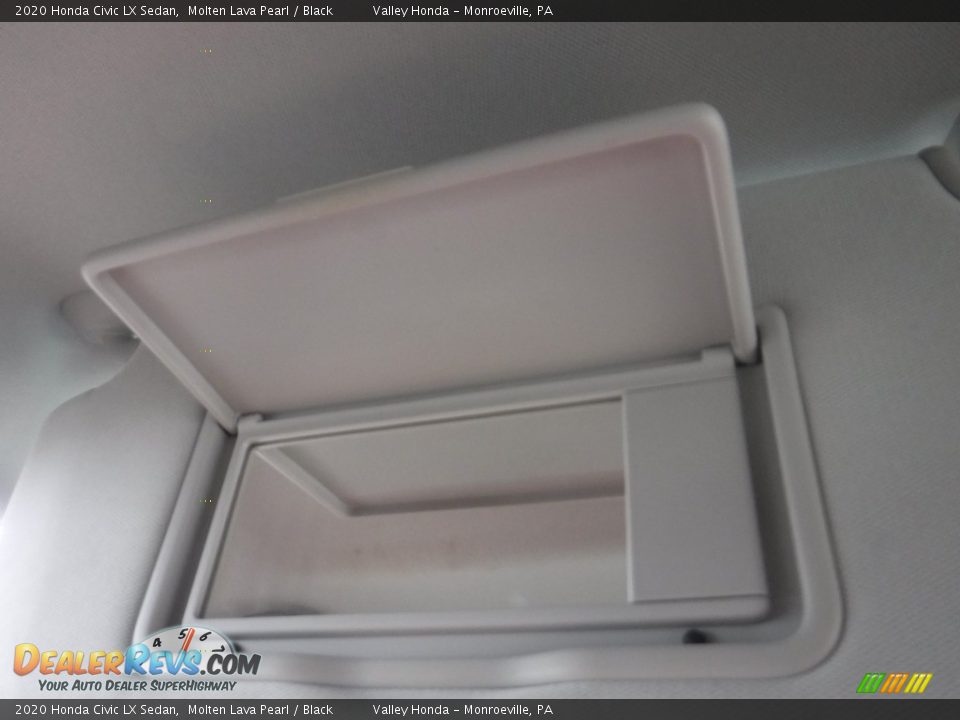 2020 Honda Civic LX Sedan Molten Lava Pearl / Black Photo #19