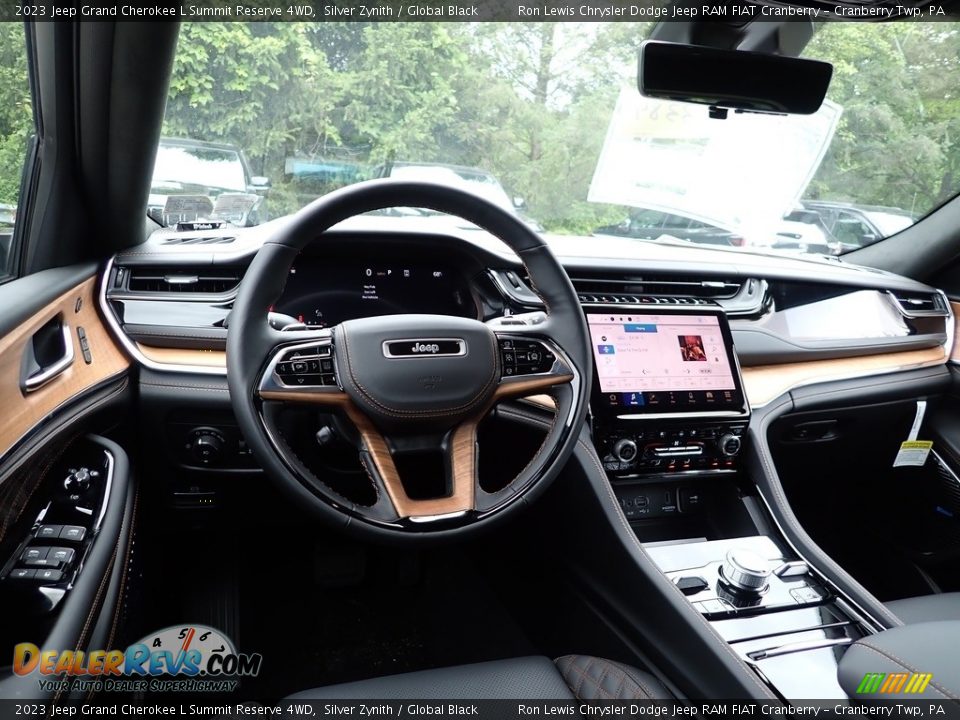 Dashboard of 2023 Jeep Grand Cherokee L Summit Reserve 4WD Photo #13