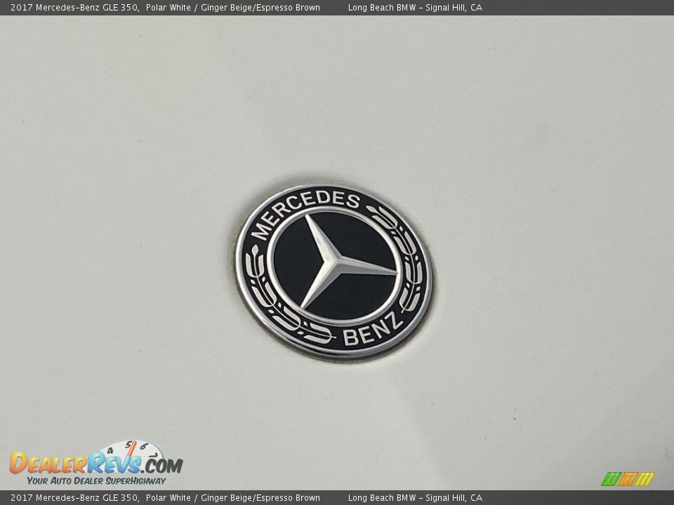 2017 Mercedes-Benz GLE 350 Polar White / Ginger Beige/Espresso Brown Photo #7