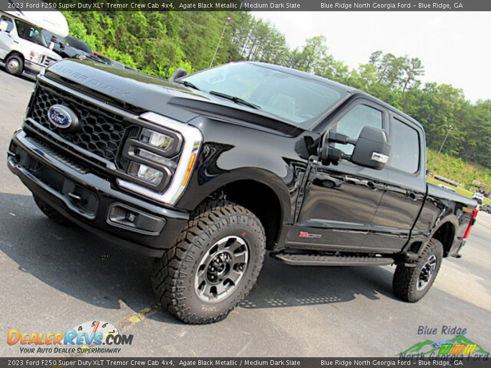 2023 Ford F250 Super Duty XLT Tremor Crew Cab 4x4 Agate Black Metallic / Medium Dark Slate Photo #26