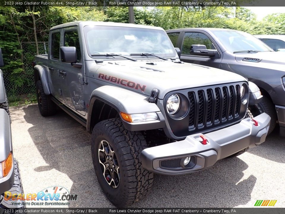 2023 Jeep Gladiator Rubicon 4x4 Sting-Gray / Black Photo #3