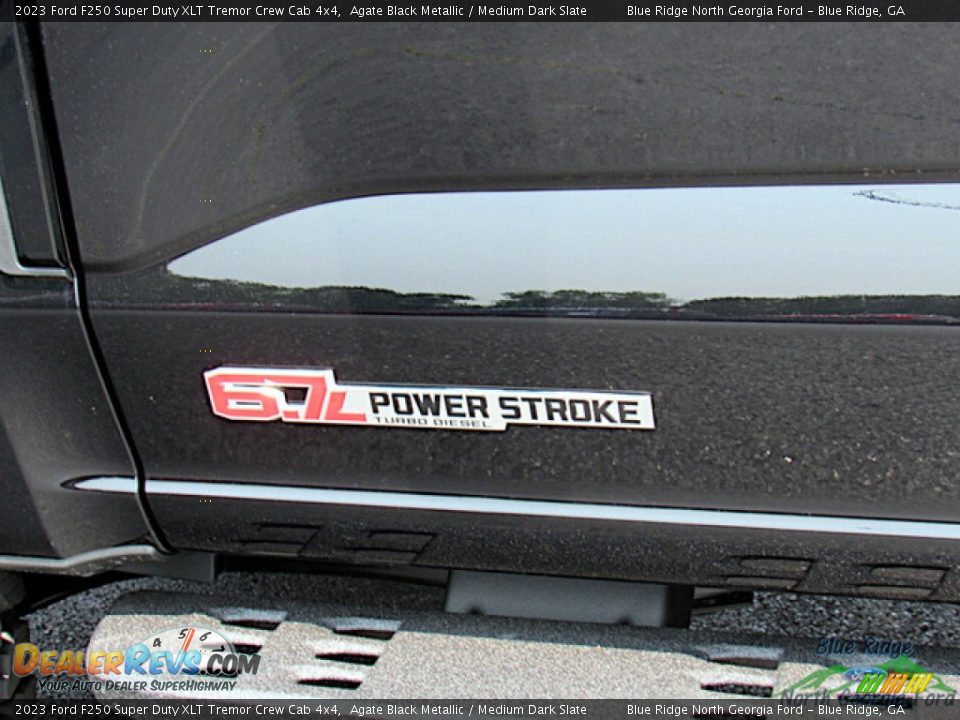 2023 Ford F250 Super Duty XLT Tremor Crew Cab 4x4 Agate Black Metallic / Medium Dark Slate Photo #30