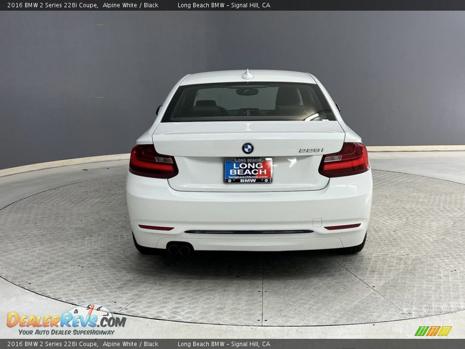 2016 BMW 2 Series 228i Coupe Alpine White / Black Photo #6