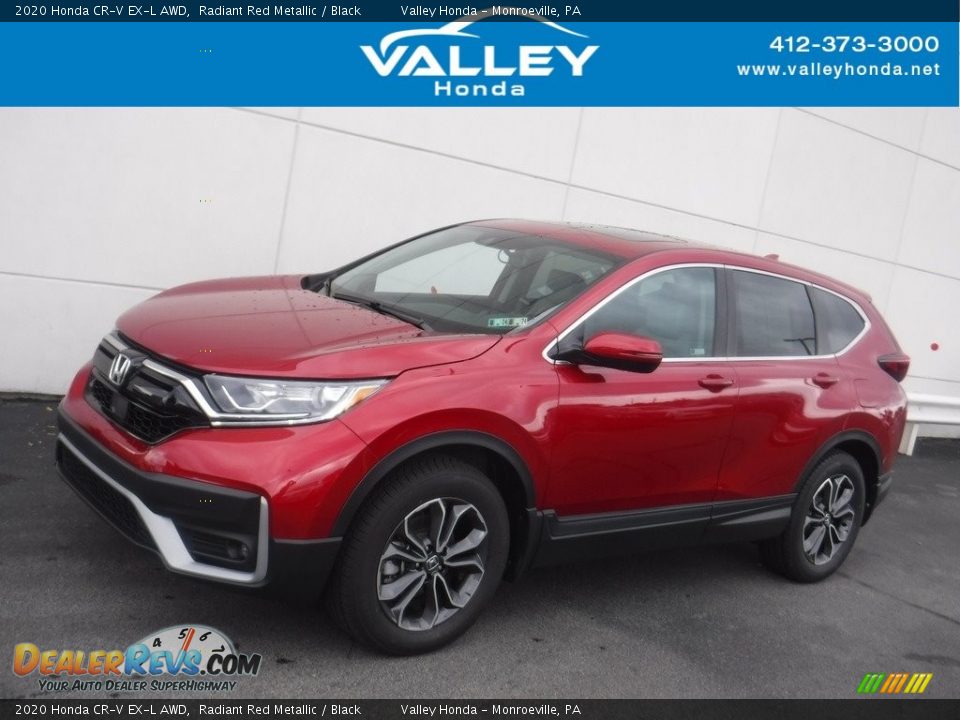 2020 Honda CR-V EX-L AWD Radiant Red Metallic / Black Photo #1