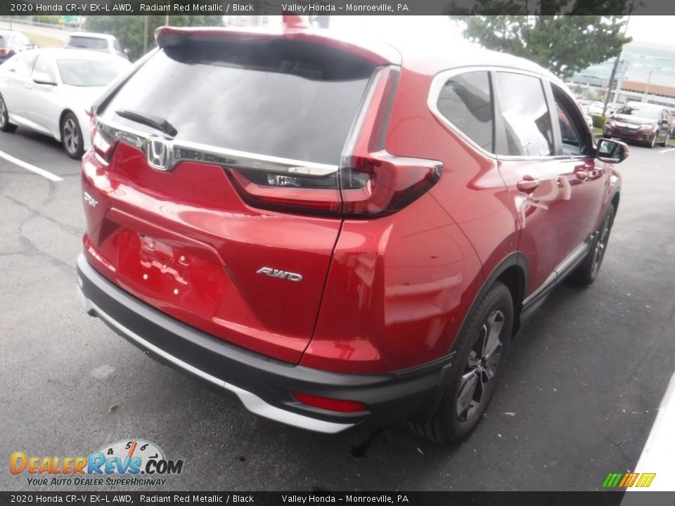 2020 Honda CR-V EX-L AWD Radiant Red Metallic / Black Photo #5