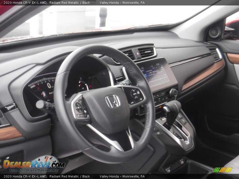 2020 Honda CR-V EX-L AWD Radiant Red Metallic / Black Photo #9
