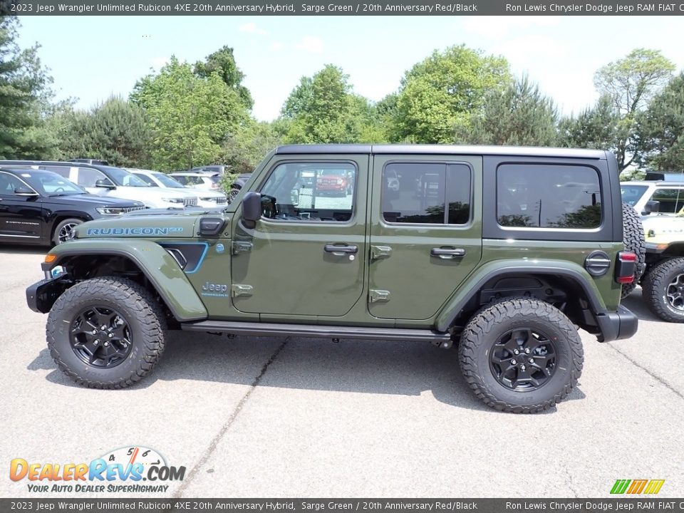 Sarge Green 2023 Jeep Wrangler Unlimited Rubicon 4XE 20th Anniversary Hybrid Photo #2