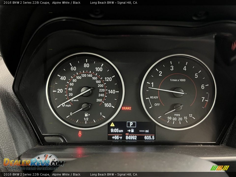 2016 BMW 2 Series 228i Coupe Gauges Photo #33