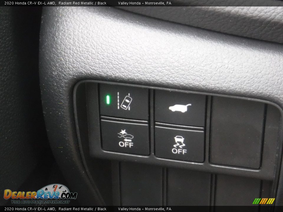2020 Honda CR-V EX-L AWD Radiant Red Metallic / Black Photo #15