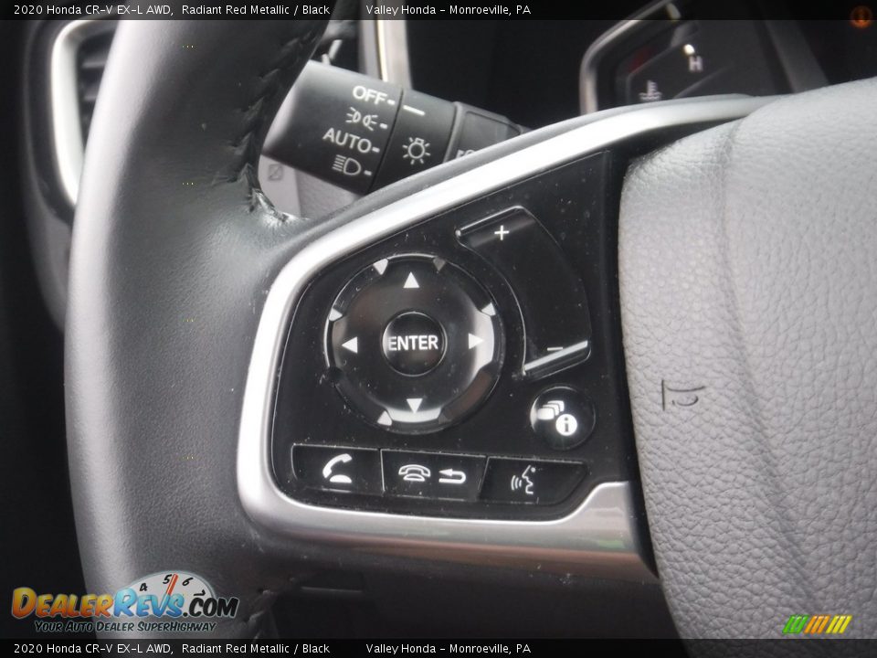 2020 Honda CR-V EX-L AWD Radiant Red Metallic / Black Photo #18