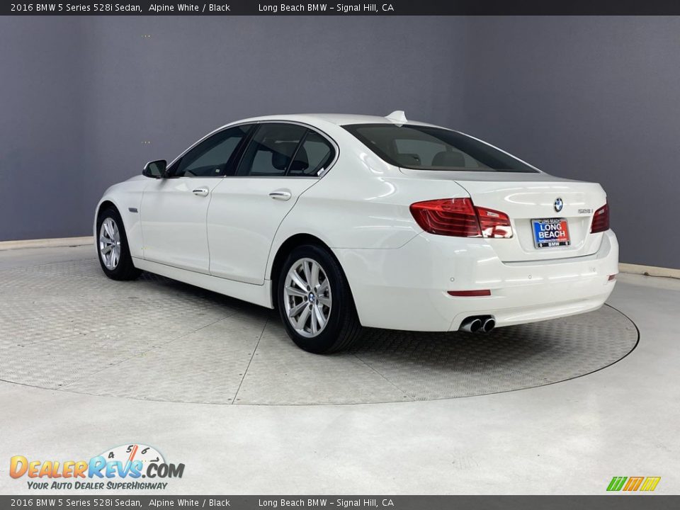 2016 BMW 5 Series 528i Sedan Alpine White / Black Photo #3