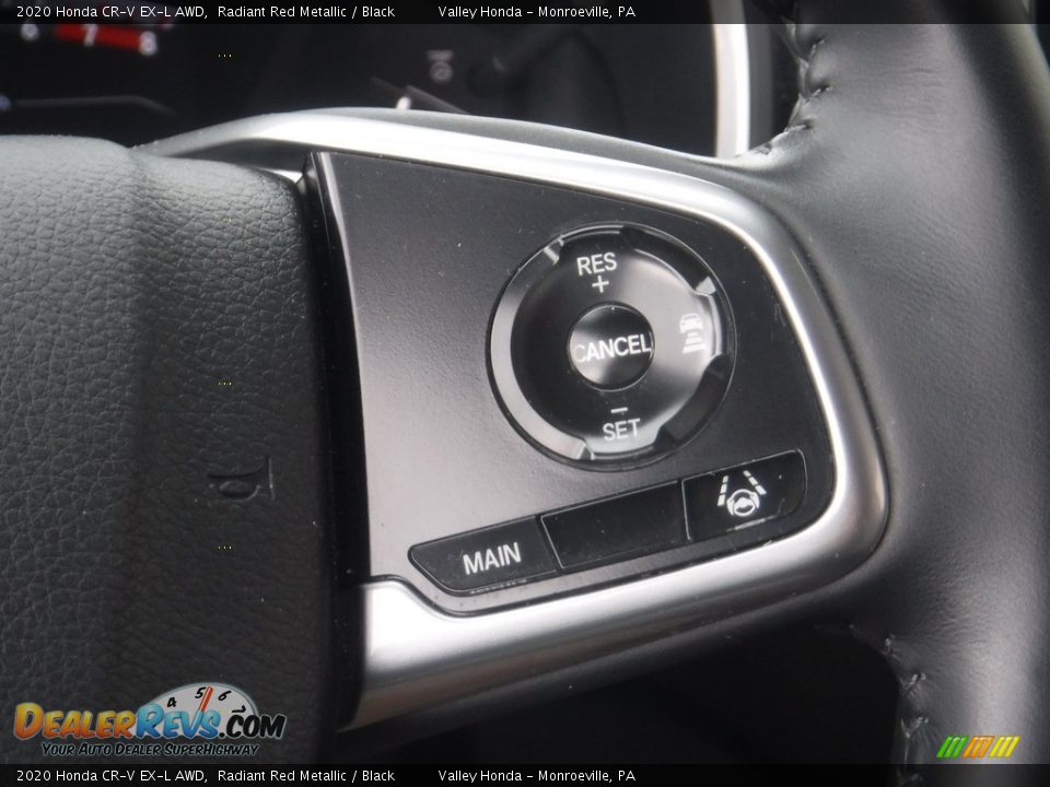 2020 Honda CR-V EX-L AWD Radiant Red Metallic / Black Photo #19