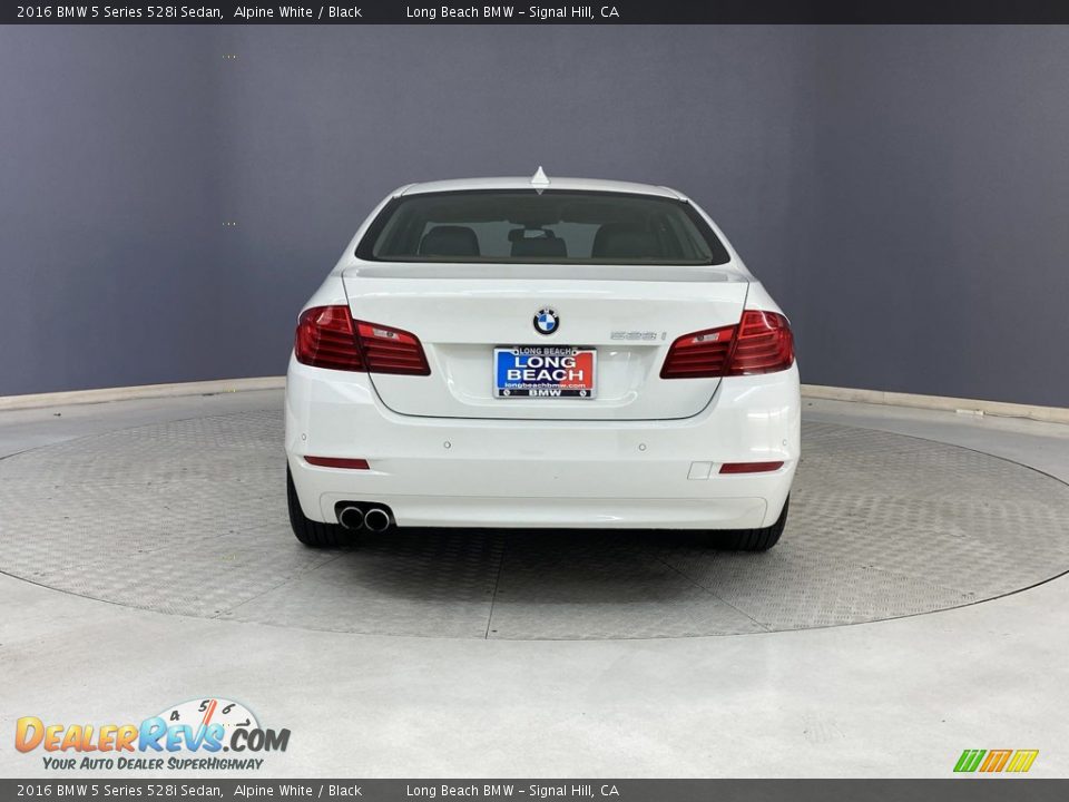 2016 BMW 5 Series 528i Sedan Alpine White / Black Photo #4