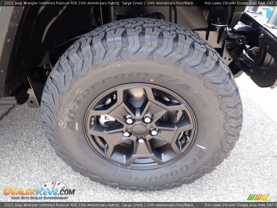 2023 Jeep Wrangler Unlimited Rubicon 4XE 20th Anniversary Hybrid Wheel Photo #9