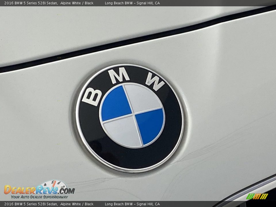 2016 BMW 5 Series 528i Sedan Alpine White / Black Photo #7