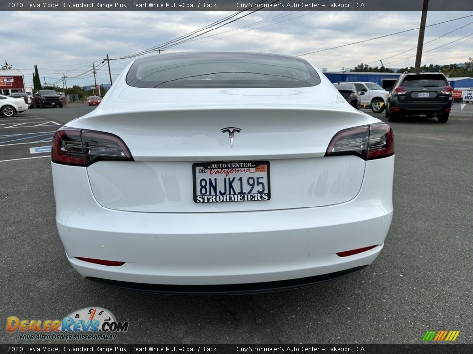 2020 Tesla Model 3 Standard Range Plus Pearl White Multi-Coat / Black Photo #5