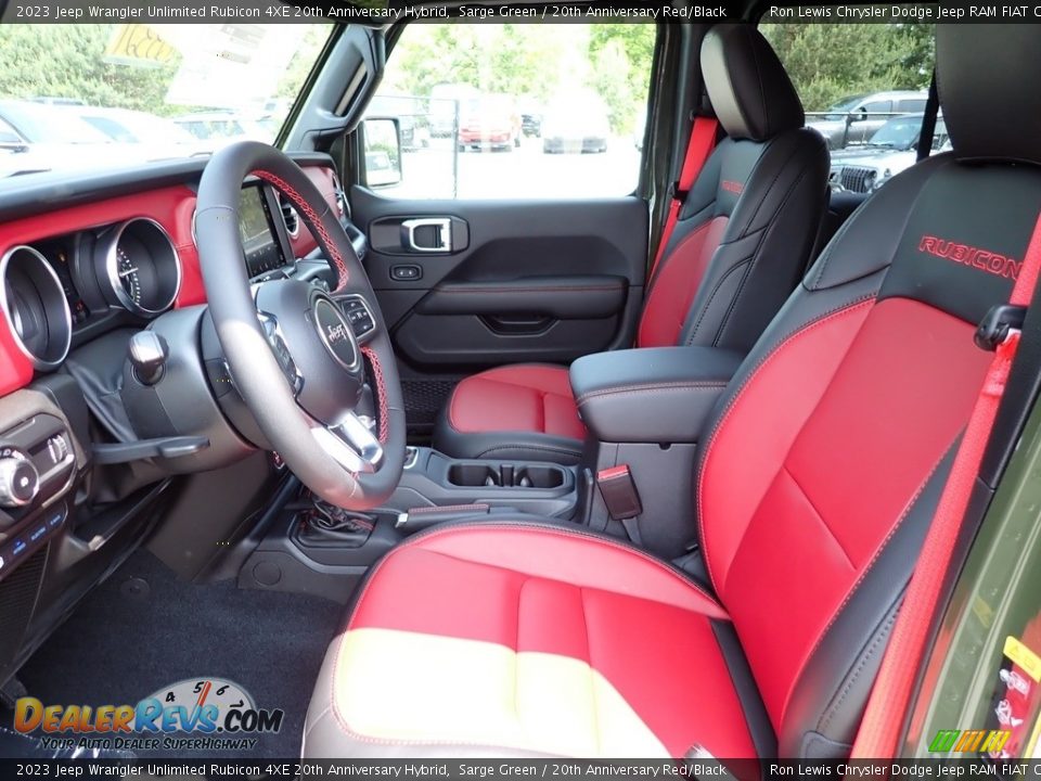 Front Seat of 2023 Jeep Wrangler Unlimited Rubicon 4XE 20th Anniversary Hybrid Photo #14