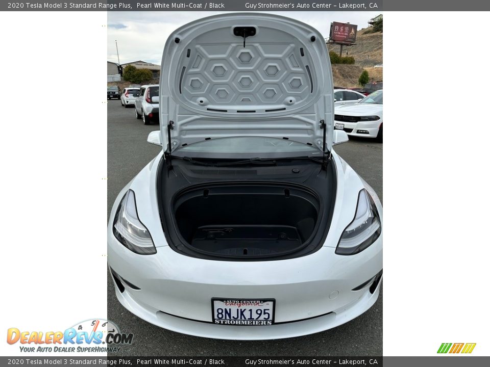 2020 Tesla Model 3 Standard Range Plus Pearl White Multi-Coat / Black Photo #8