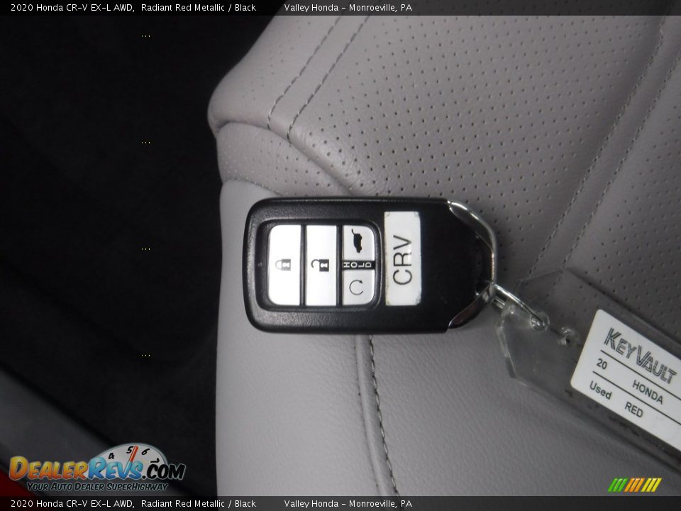 2020 Honda CR-V EX-L AWD Radiant Red Metallic / Black Photo #32