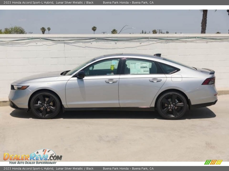 Lunar Silver Metallic 2023 Honda Accord Sport-L Hybrid Photo #6