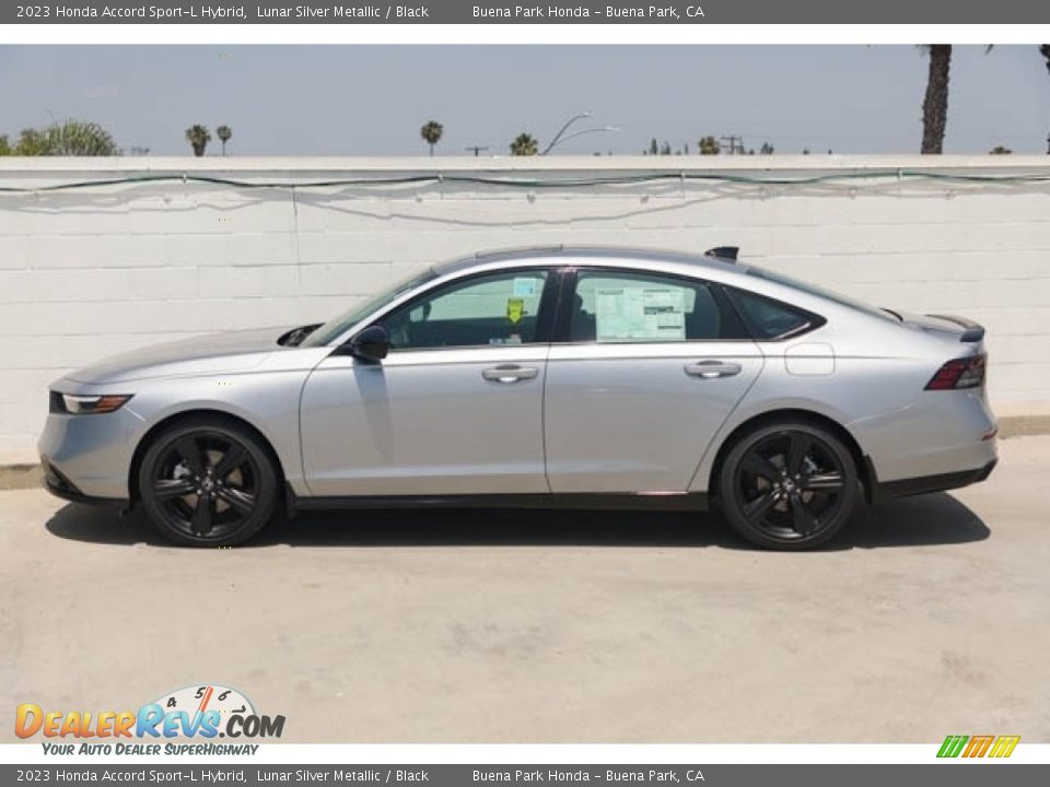 Lunar Silver Metallic 2023 Honda Accord Sport-L Hybrid Photo #6