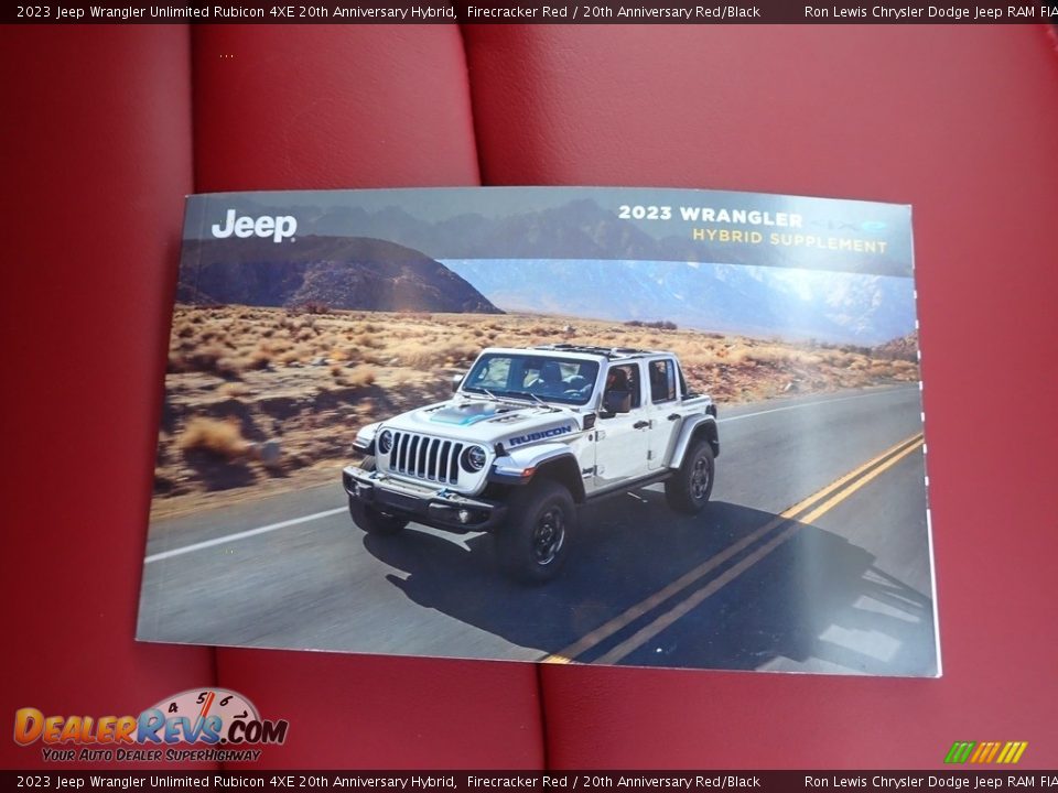 Books/Manuals of 2023 Jeep Wrangler Unlimited Rubicon 4XE 20th Anniversary Hybrid Photo #13