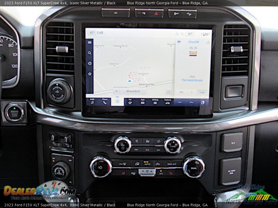 2023 Ford F150 XLT SuperCrew 4x4 Iconic Silver Metallic / Black Photo #18