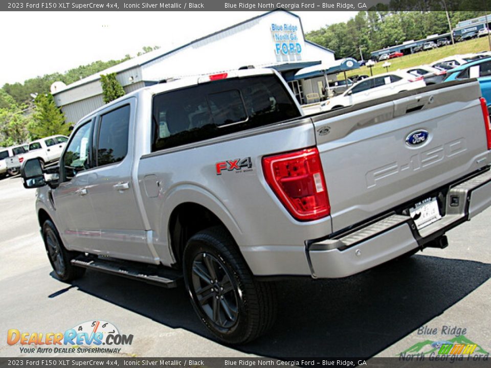 2023 Ford F150 XLT SuperCrew 4x4 Iconic Silver Metallic / Black Photo #29