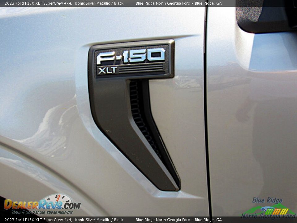2023 Ford F150 XLT SuperCrew 4x4 Iconic Silver Metallic / Black Photo #30